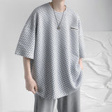 Fashionable Pullovers Round Neck  Streetwear Casual Korean Spring Summer Thin Loose Short Sleeve T-Shirts Men's Clothing 2023