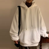 Autumn Cotton Hoodies Men Fashion 7-Color Casual Hooded Sweatshirt Men Streetwear Hip Hop Loose Pullover Hoodie Mens Hoody M-3XL