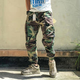 Fashion Military Camo Tactical Cargo Pants  American Streetwear Casual TrousersMen Harajuku Joggers Male Camoufage