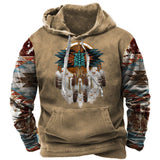 Vintage Clothing Men's Hoodies Casual Harajuku Fashion Graphics Long Sleeve Top Men Pullover Loose Oversized Male Street Pullove