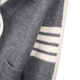 Foesce Thom fashion brand sweater garment unlined upper stripe cotton buds thin clothes men and women separat