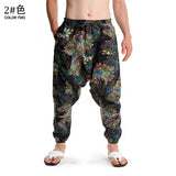 Foesce Prints Cotton Joggers Men Baggy Hippie Boho Gypsy Aladdin Cargo Pants Yoga Harem Pants Plus Size Women Pants