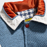 Men Women Hip Hop Baseball Jacket Coat Varsity Jacket Contrast Stitching Jacket Outwear Streetwear Tops Thick
