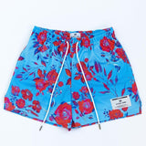 Foesce New summer men's shorts men and women's fashion beach seaside casual shorts mesh sports quick-drying quarter pants