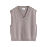 New Spring Autumn 3 Piece Set Women Streetwear Knitted Vest+Long Sleeve Shirt+Harajuku BF Loose Cargo Pants Women