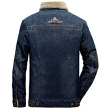 Men Denim Winter Jacket Male Casual Slim Fit Thick Warm Jackets Brand New Men's Fashion Overcoat Brand Clothing 5XL 6XL Coats
