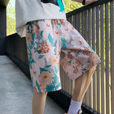 Anime Graffiti Mens Summer Casual Shorts Neutral Fashion Hip Hop Cotton Sweat Short Pans  Men's Joggers Beach Short Sweatpants