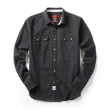 Casual Plaid Shirt for Men Flannel Long Shirt Sleeved Autumn Clothes Tops Shirt Chest Outwea Pocket Design Pocket Design