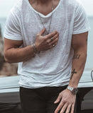 Solid Color Basic T-shirts Men Short Sleeve O Neck Casual Tees Shirt Summer Clothes Mens Fashion Loose Pullovers Tops Streetwear