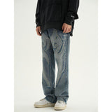 Jeans Men Hip Hop Retro Denim Pants New Harajuku Fashion Casual Punk Y2k Oversized Loose Straight Male Trousers Streetwear