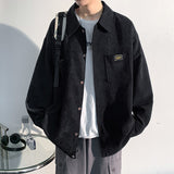 Men's Plaid Long Sleeve Shirts Art Style Autumn Korean Shirt Woman Fashion Trend Casual Oversize Shirt Quality Clothing New