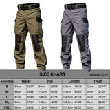 Foesce Military Tactical Cargo Pants Men Army Training Trousers Multi Pockets Wear-Resistant Waterproof Pant Male Hiking Casual Pants