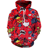 Foesce New Hip Hop 3D Cartoon Printed Hoodie + Pants Suit Cool Men/Women 2 Pcs Sportwear Tracksuit Set Spring Autumn Men's Clothing
