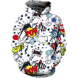 Foesce New Hip Hop 3D Cartoon Printed Hoodie + Pants Suit Cool Men/Women 2 Pcs Sportwear Tracksuit Set Spring Autumn Men's Clothing