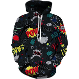 Foesce New Hip Hop 3D Cartoon Printed Hoodie + Pants Suit Cool Men/Women 2 Pcs Sportwear Tracksuit Set Spring Autumn Men's Clothing