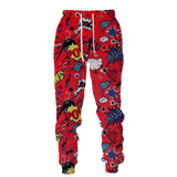 Foesce New Hip Hop 3D Cartoon Printed Hoodie + Pants Suit Cool Men/Women 2 Pcs Sportwear Tracksuit Set Spring Autumn Men's Clothing